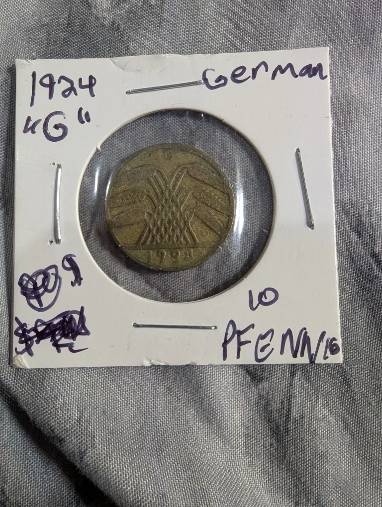 🥕Collectable Coins 1937-1938 Nazi German and 1924 Weimar RARE! image indicator(8)