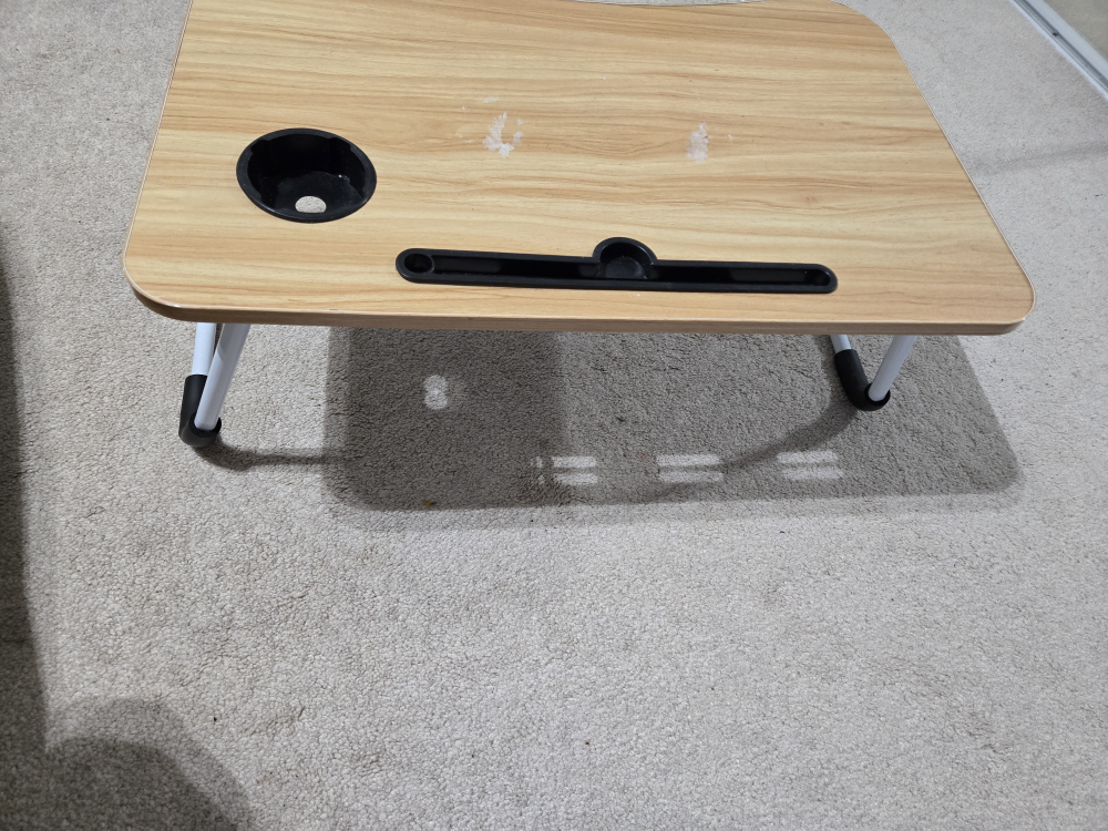 Portable Laptop Table with Cup Holder