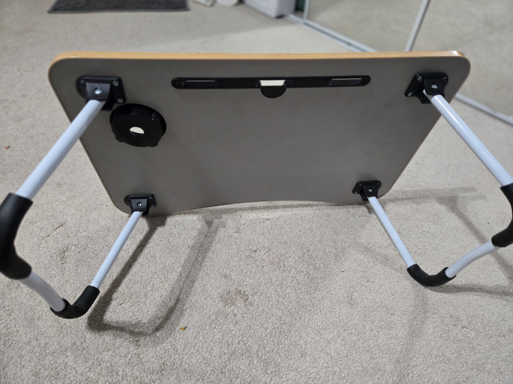 Portable Laptop Table with Cup Holder - photo 3
