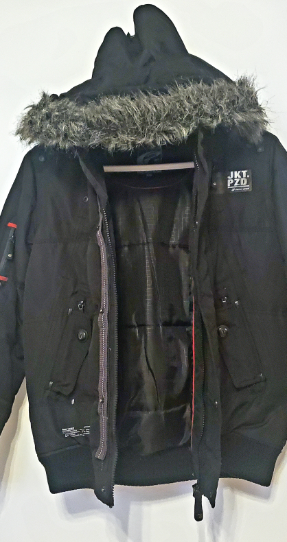 💚 Boys' Black Winter Jacket Size M - photo 5