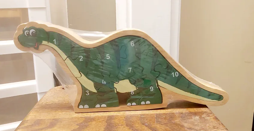 Wooden Dinosaur Puzzle - 10 Pieces image indicator(2)