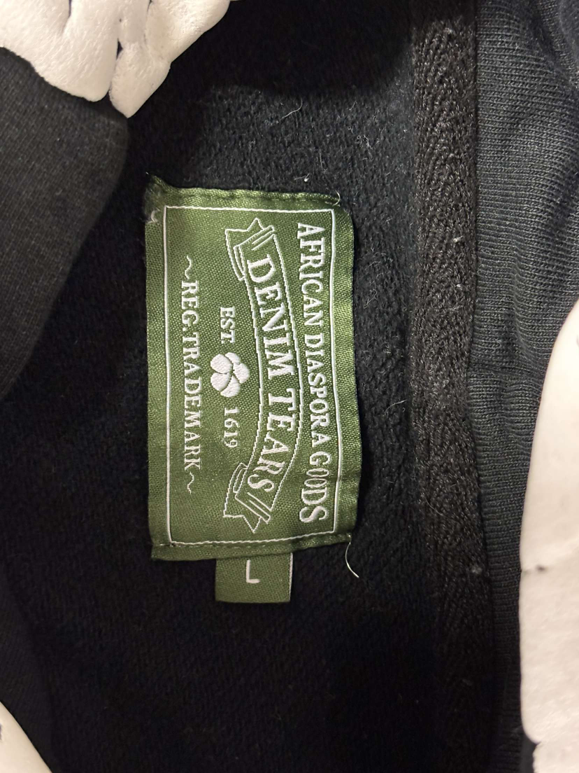 Denim Tears Black Hoodie - photo 4