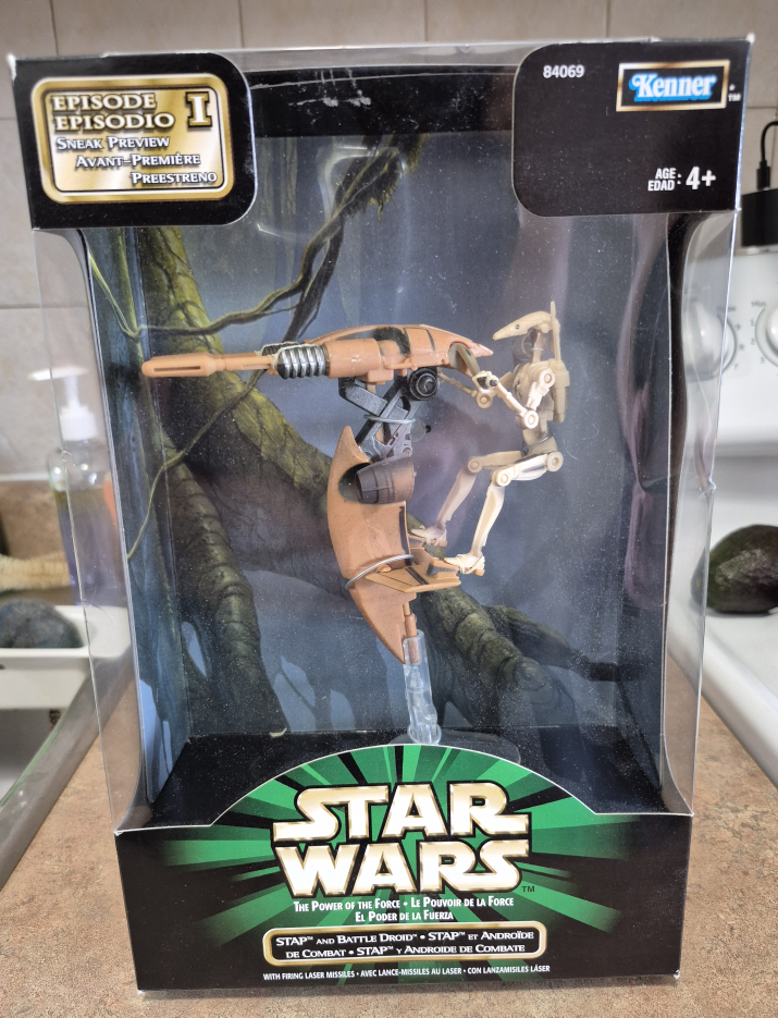 Star Wars Episode I STAP and Battle Droid Figure