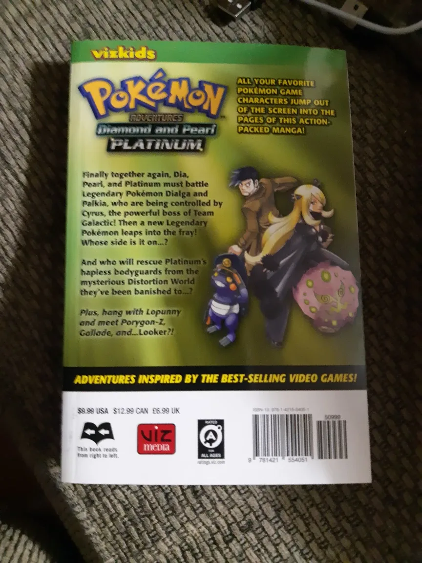 Pokémon Diamond and Pearl Platinum Graphic Novels image indicator(8)