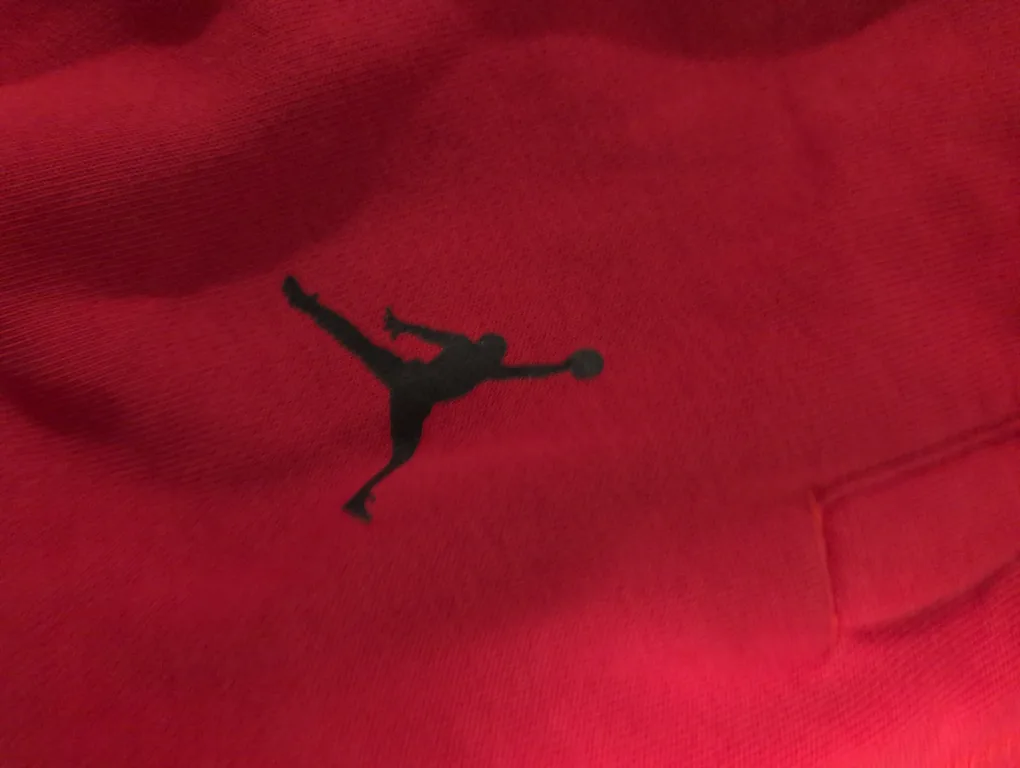 Air Jordan red sweat pants image indicator(2)