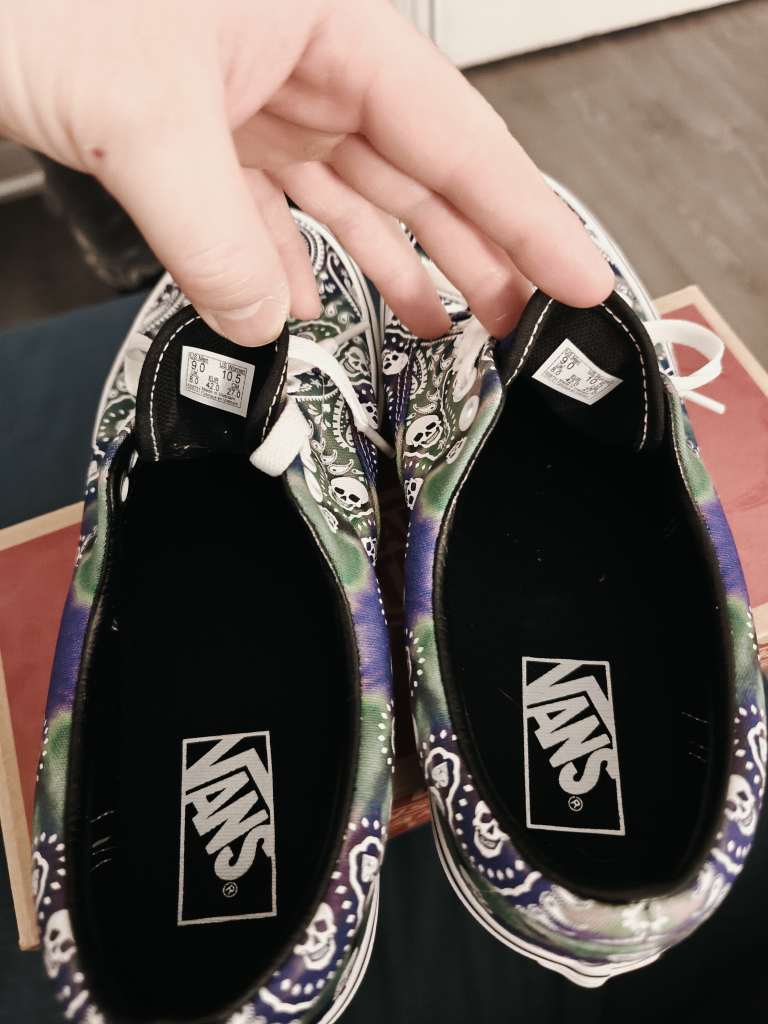 Vans Era Bandana Tie-Dye Purple Skate Shoes - Size 9 - photo 5