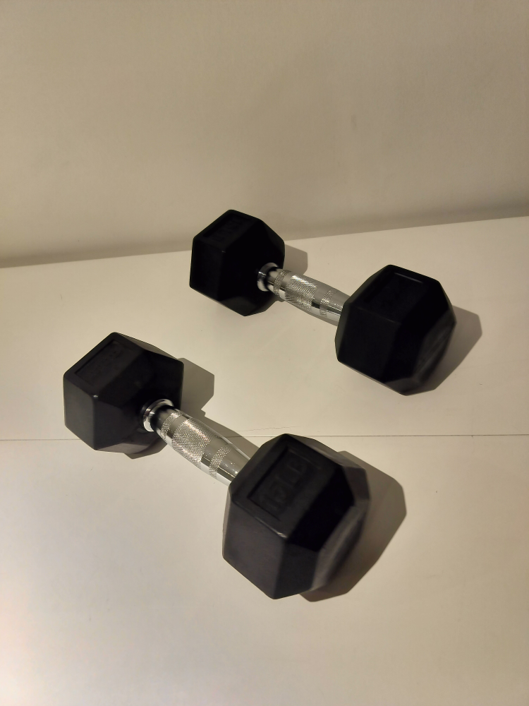 Pair of Hex Dumbbells 15lb