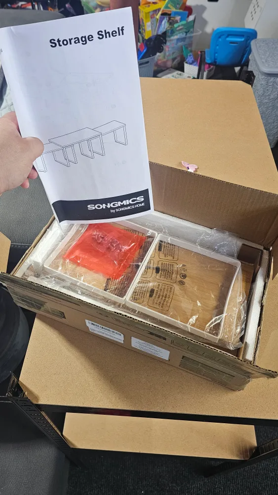 Set of 3 Expandable Bamboo Shelves image indicator(7)