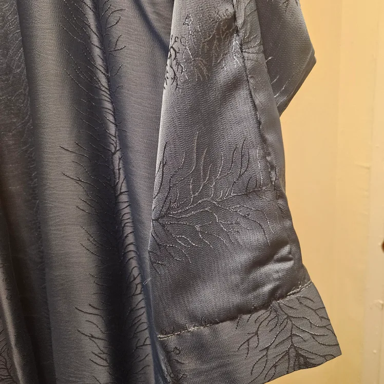 Navy Blue Embroidered Cardigan image indicator(3)