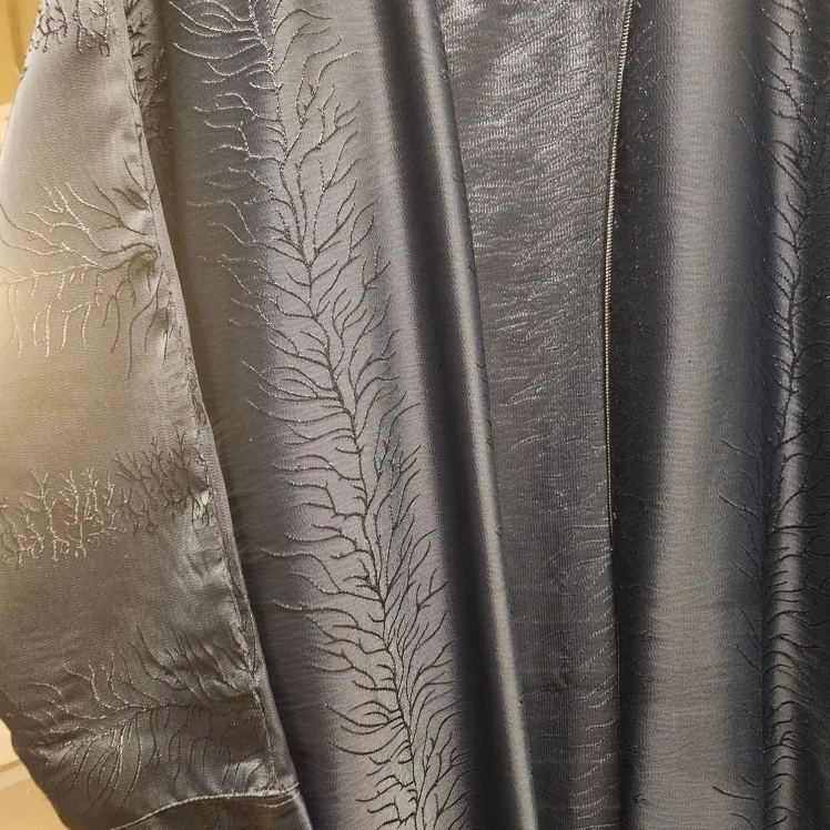 Navy Blue Embroidered Cardigan image indicator(4)