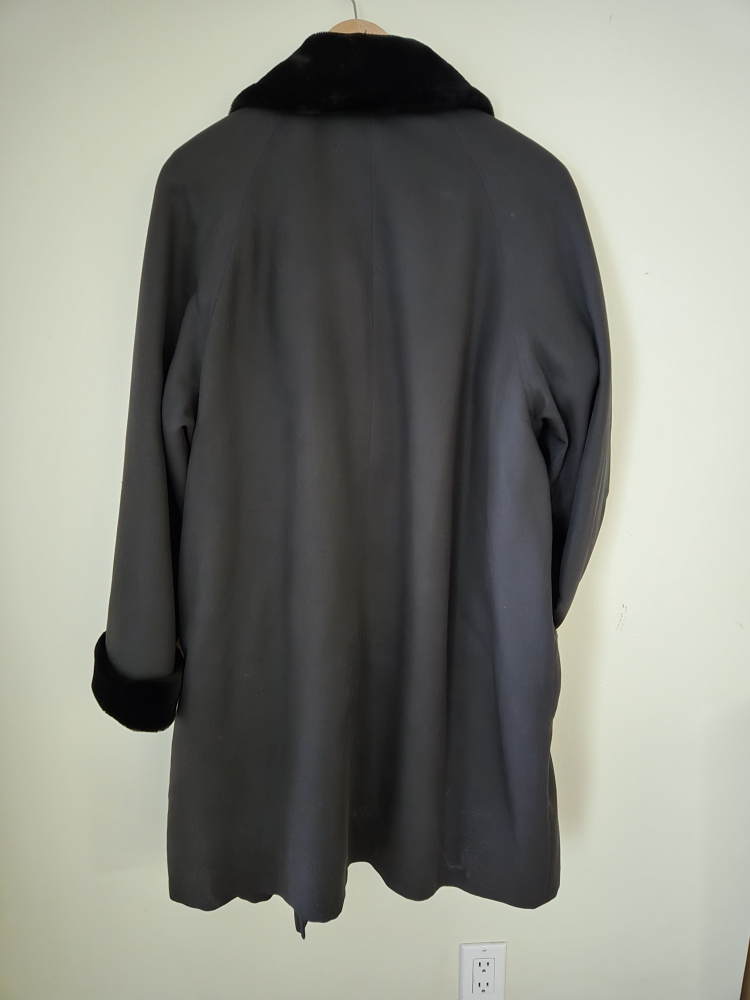 Erich Fend Black Double-breasted Coat - photo 2