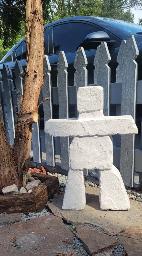 Inukshuk Garden Statue concrete image indicator(3)