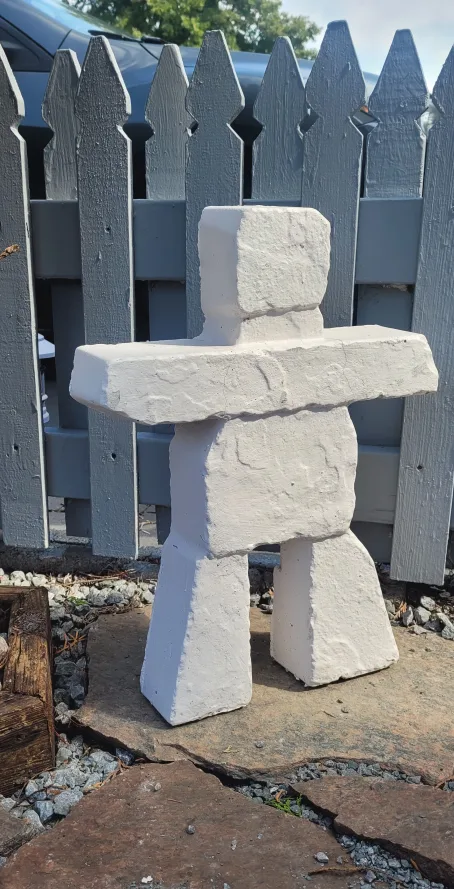 Inukshuk Garden Statue concrete image indicator(5)