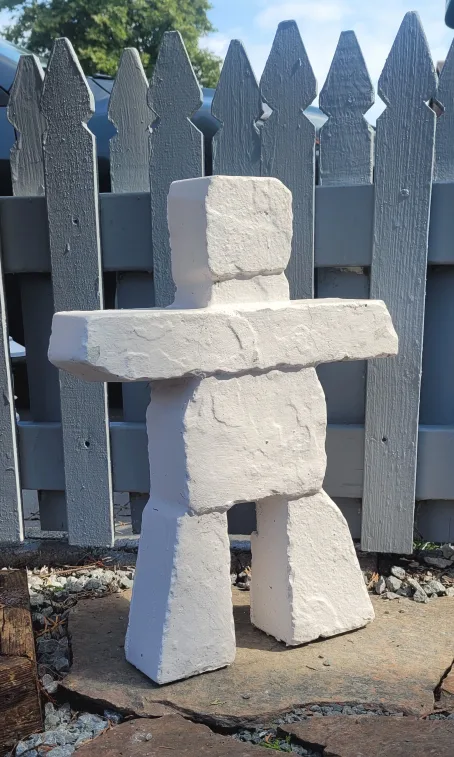 Inukshuk Garden Statue concrete image indicator(8)