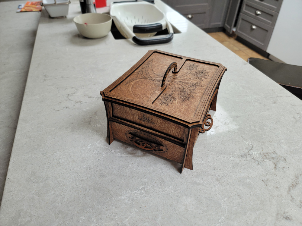 Wooden Jewelry Box with Drawers - photo 5