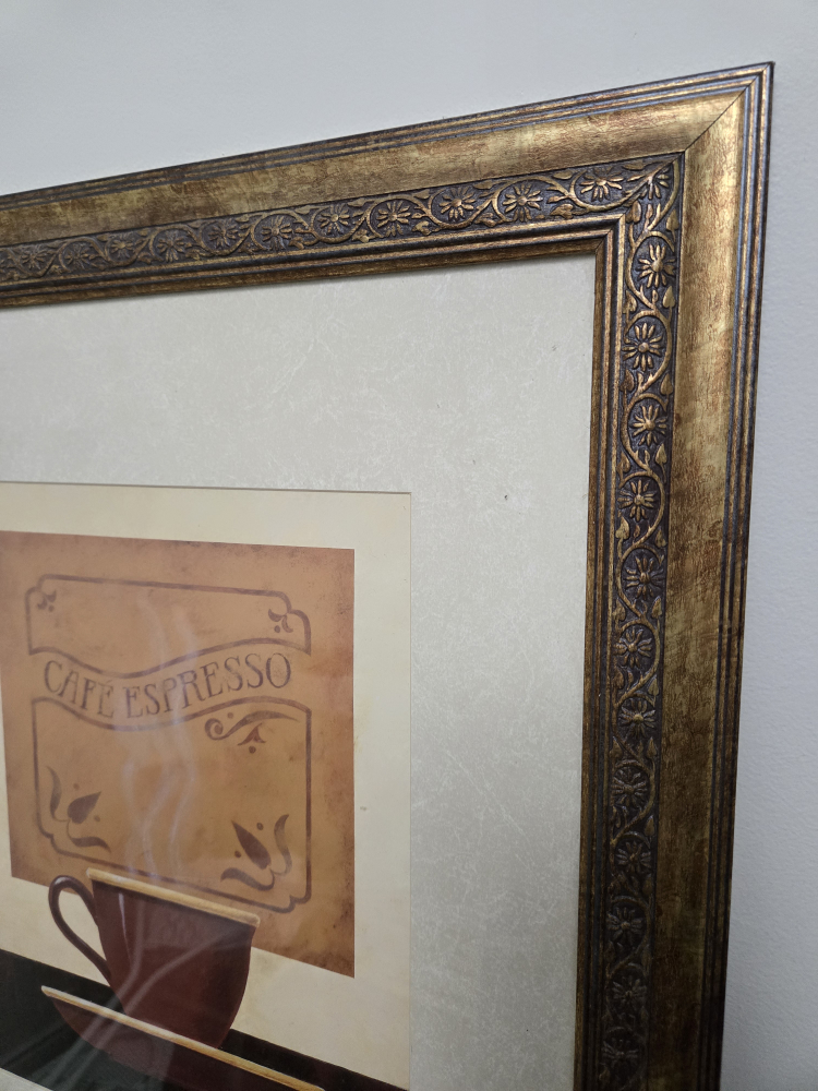 Framed Gloria Ericksen Cafe Espresso Print - photo 3