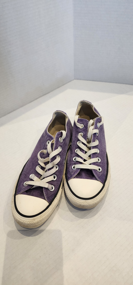 Converse All Star Low Top Sneakers Purple Size 5 - photo 2