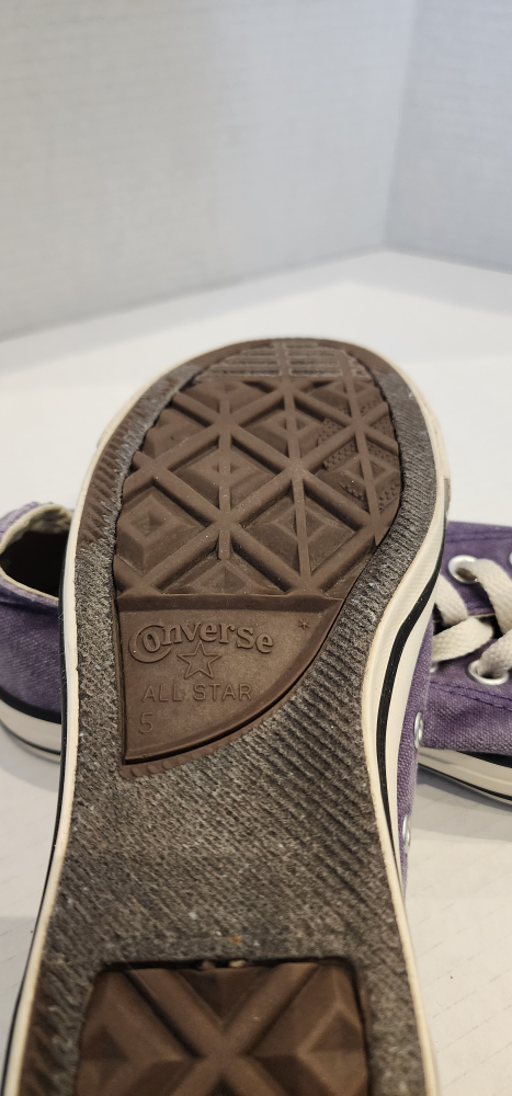 Converse All Star Low Top Sneakers Purple Size 5 - photo 5