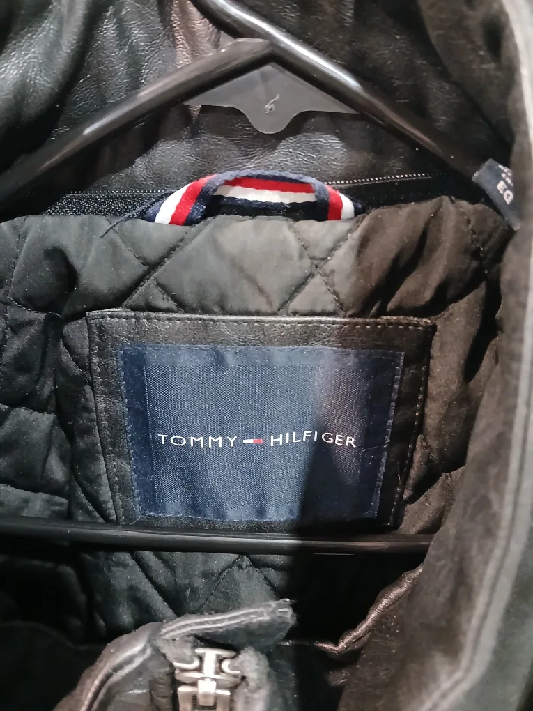Tommy Hilfiger Men's Black Leather Jacket image indicator(6)