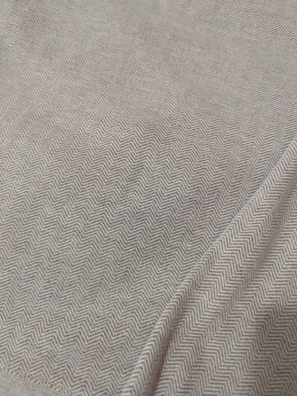 Men's Gap Grey Herringbone Crewneck Sweatshirt (minor stains) - photo 2