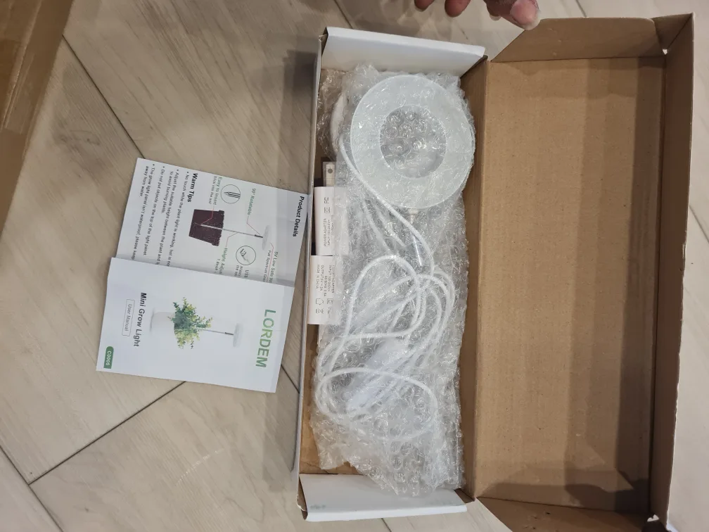 LORDEM Plant Grow Light with Adjustable Stand image indicator(7)