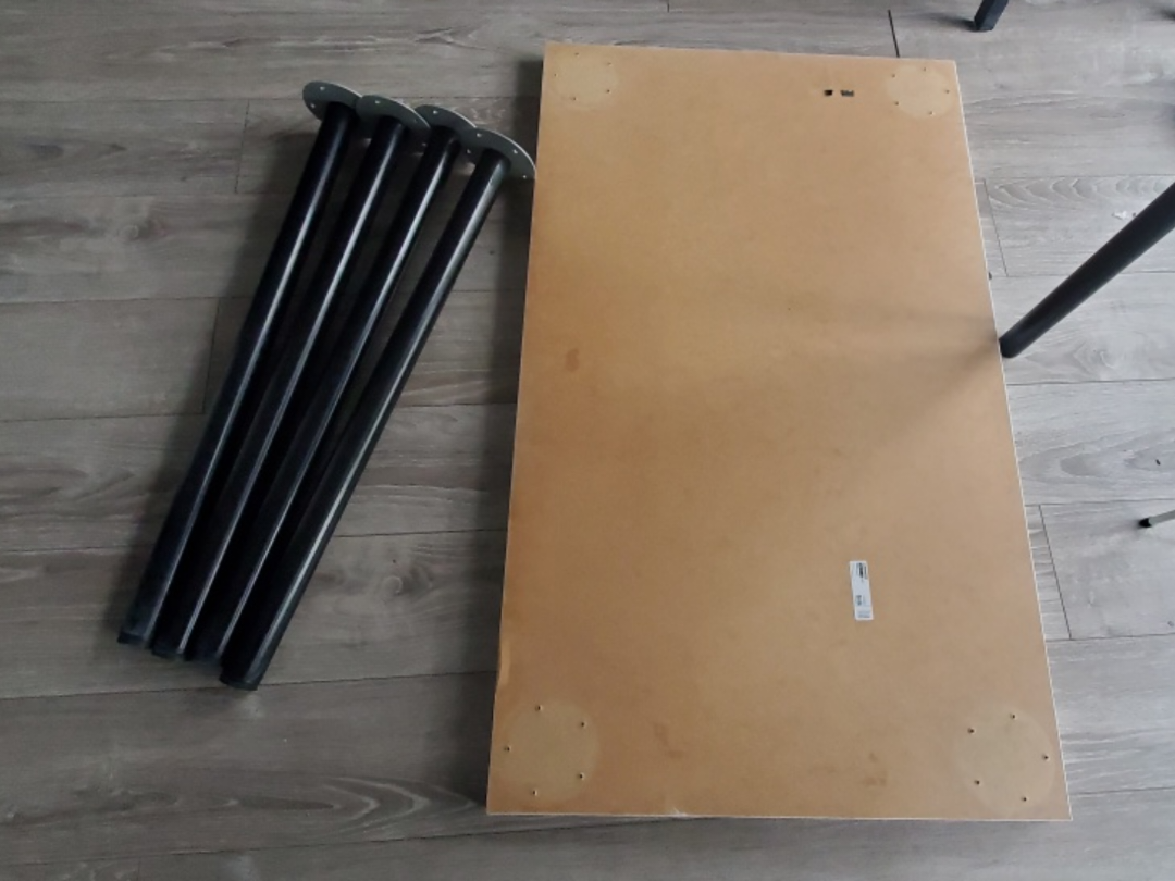 IKEA ADILS Black Table Legs - Set of Four (Free Table Top) - photo 3