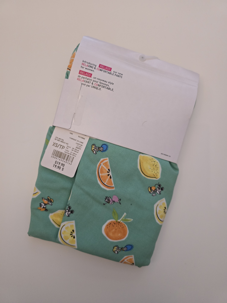 Uniqlo Women's RELACO Short 3/4 Shorts - Citrus Print - photo 2