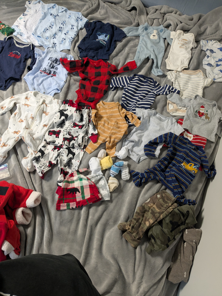 Bundle of Newborn/0-3 Month Bolaby Clothes