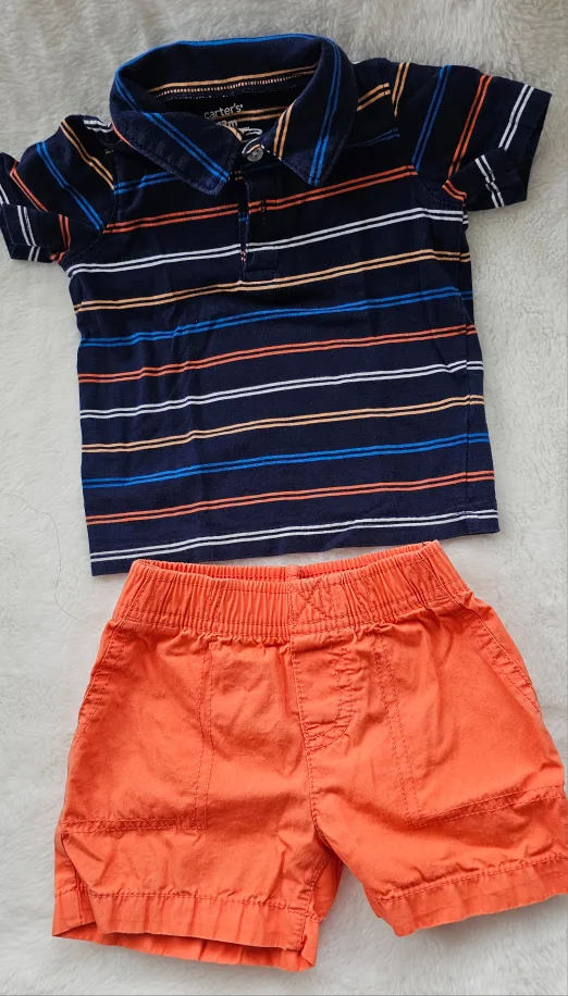 Baby Boy Summer Outfit Bundle - 7 Sets image indicator(6)