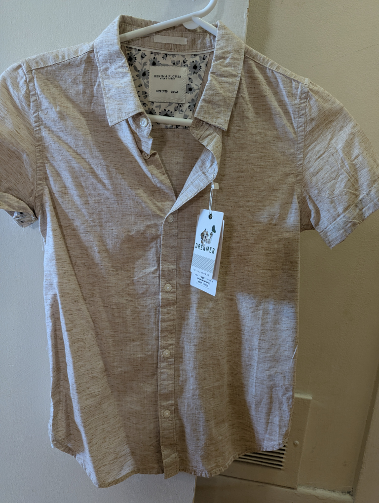 Dreamer Boys Button-Down Shirt - Size 9/10