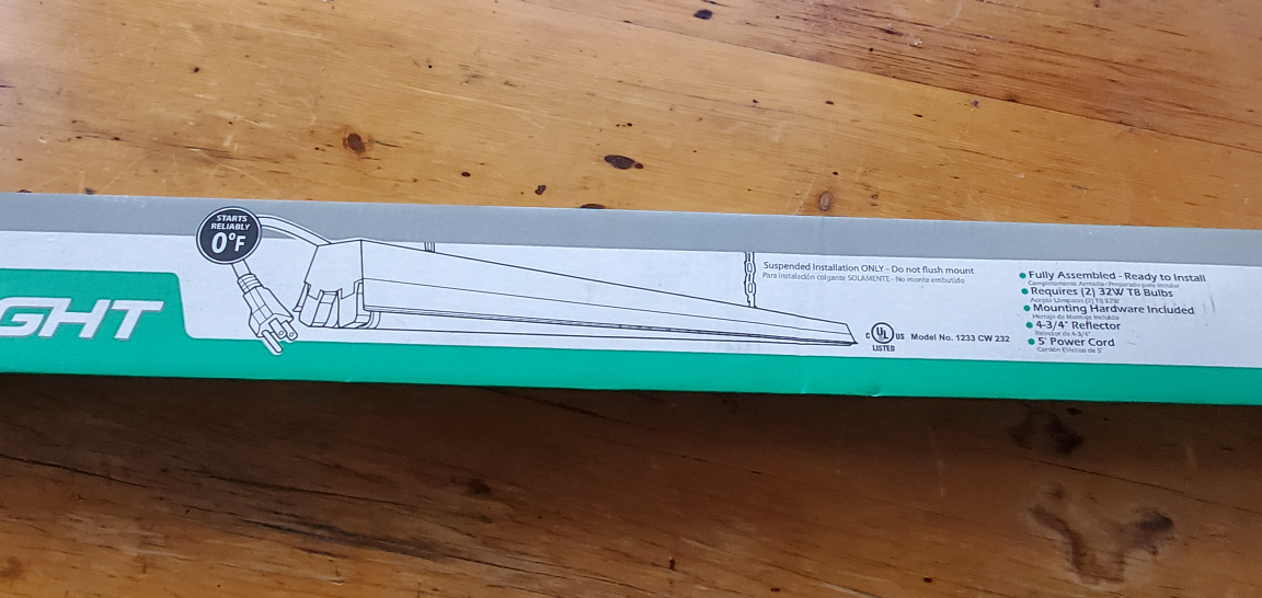 Shoplight Fluorescent Light Fixture - New in Box - photo 3
