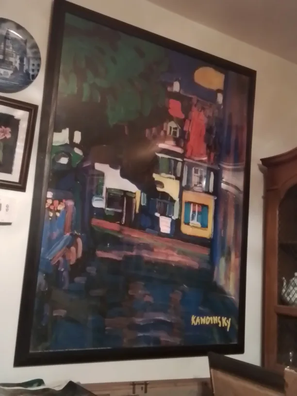 Dynamic Very Large "House In Murnau" Wassily Kandinsky image indicator(2)