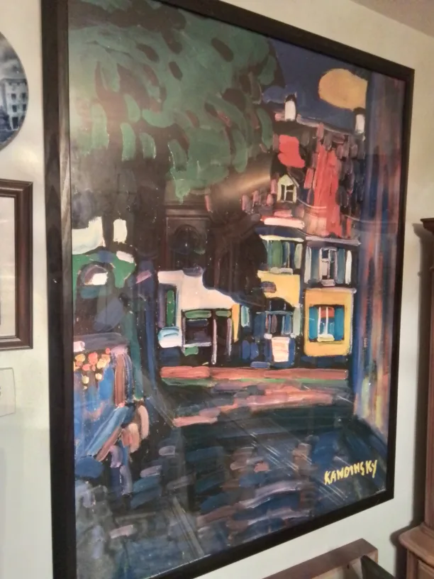 Dynamic Very Large "House In Murnau" Wassily Kandinsky image indicator(3)