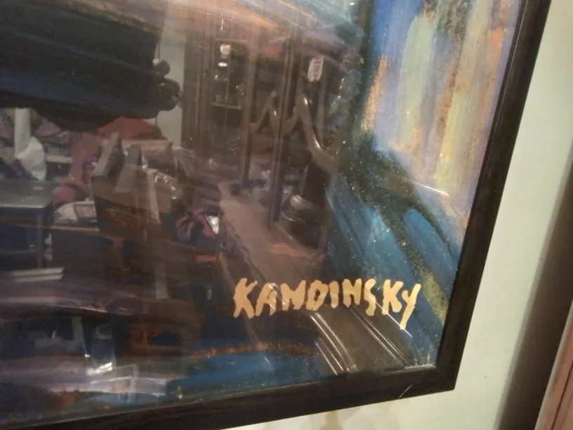 Dynamic Very Large "House In Murnau" Wassily Kandinsky image indicator(4)