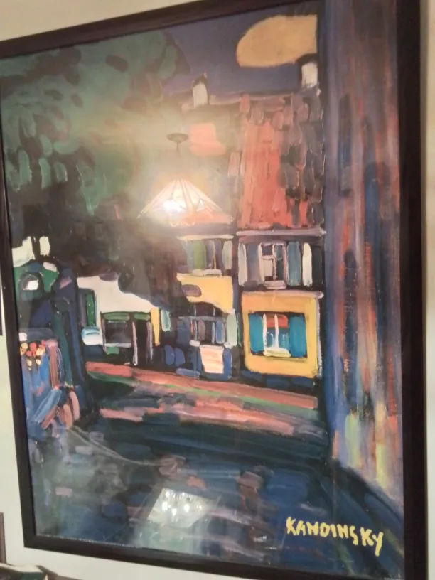 Dynamic Very Large "House In Murnau" Wassily Kandinsky image indicator(6)