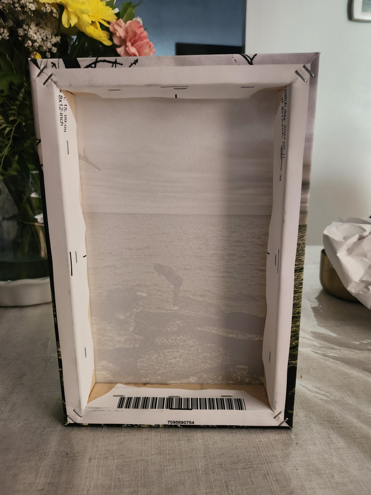 Canvas Print - Seascape with Person - photo 3