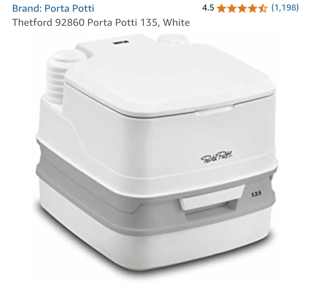 Thetford Porta Potti 135 White Portable Toilet - photo 2