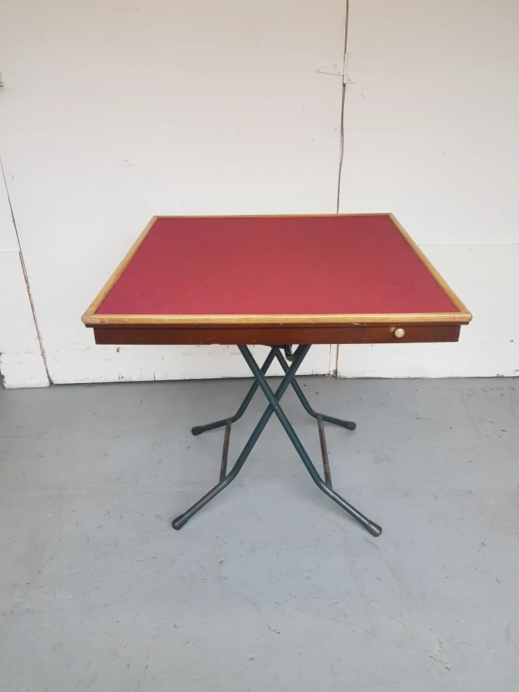 Vintage Folding Games Table - photo 4