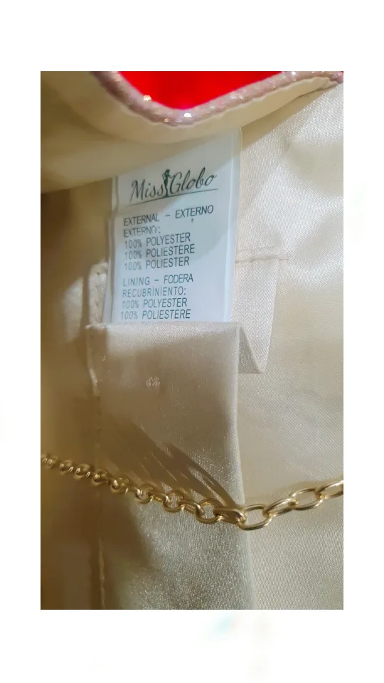 Sparkly Champagne Rhinestone Bow Evening Bag image indicator(6)