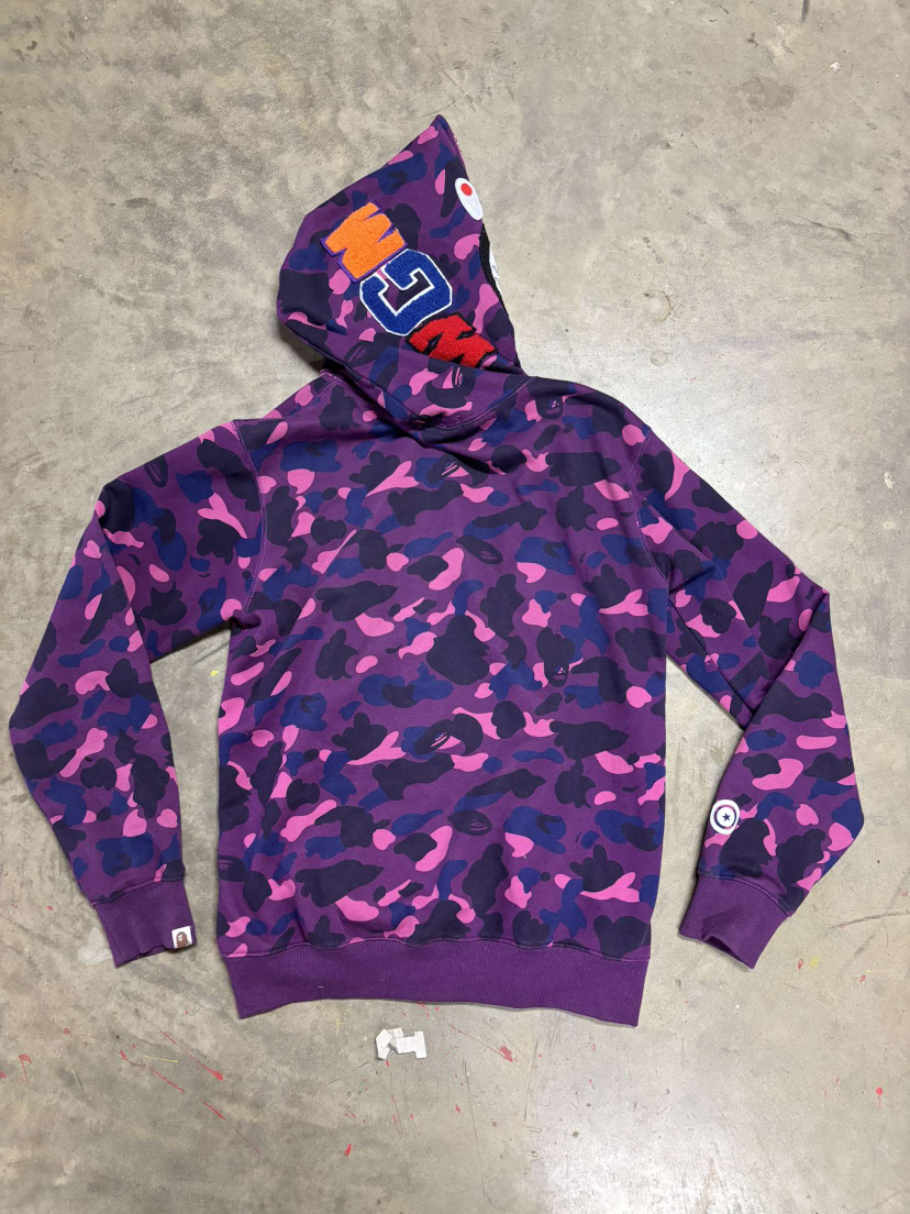 Bape Hoodie Purple - photo 2