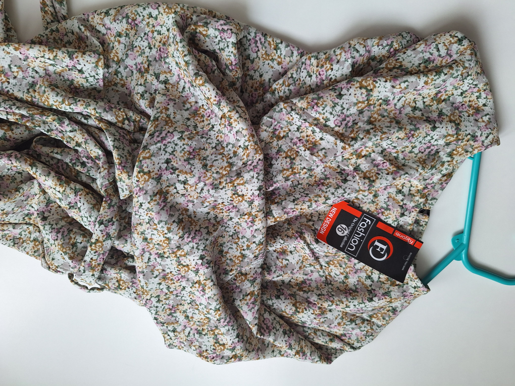 Floral Maxi Dress with Belt - photo 2