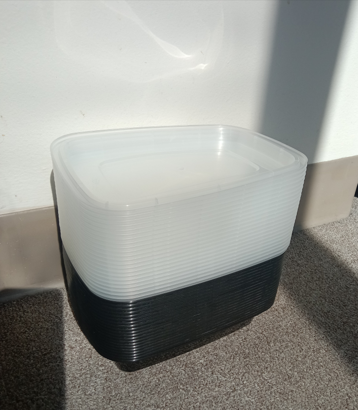 Brand new Bulk Lot of 20 Microwave-Safe Food Storage Containers - photo 2