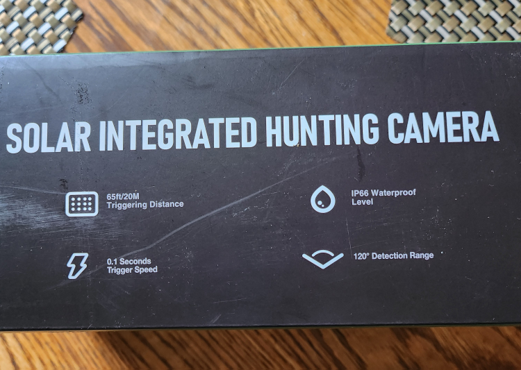 TC15 4K Solar Integrated Hunting Camera - New in Box - photo 2