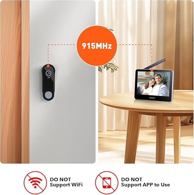 Wireless Video Doorbell (No WiFi Needed) 🥕 - photo 2