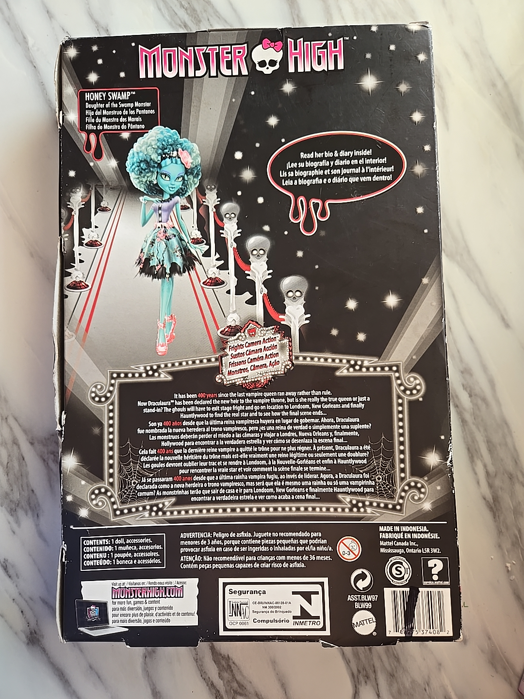 Monster High Honey Swamp Hauntlywood Doll - photo 2