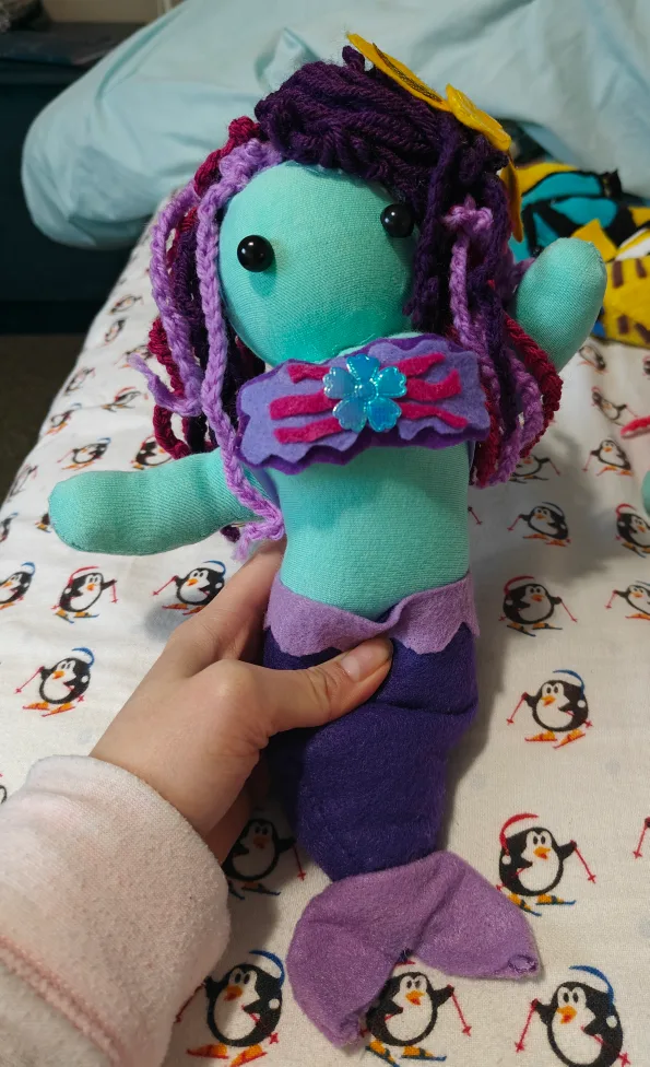 Handmade Mermaid Dolls and Ocean Animal Plushies❤️💖💗 image indicator(4)