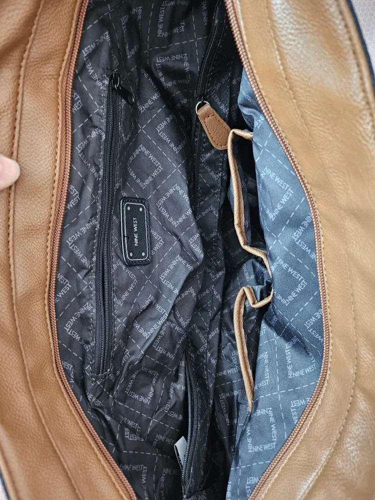 Nine West Black and Brown Tote Bag image indicator(4)