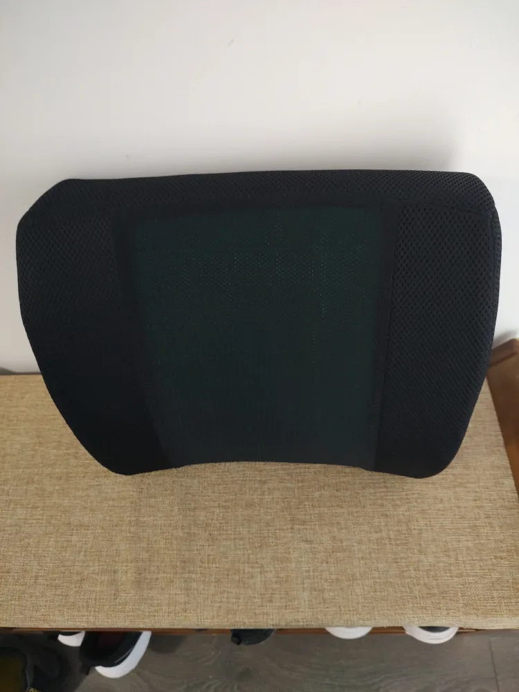 Samsonite Black Mesh Lumbar Support Cushion image indicator(5)