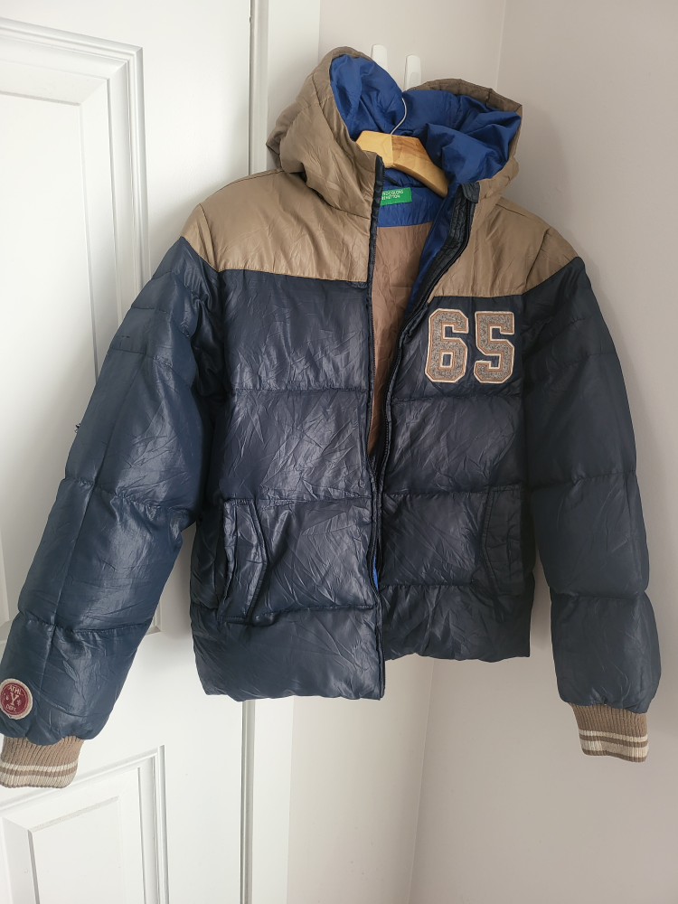 Vintage Colors of Benetton Boys' Puffer Jacket Size 6