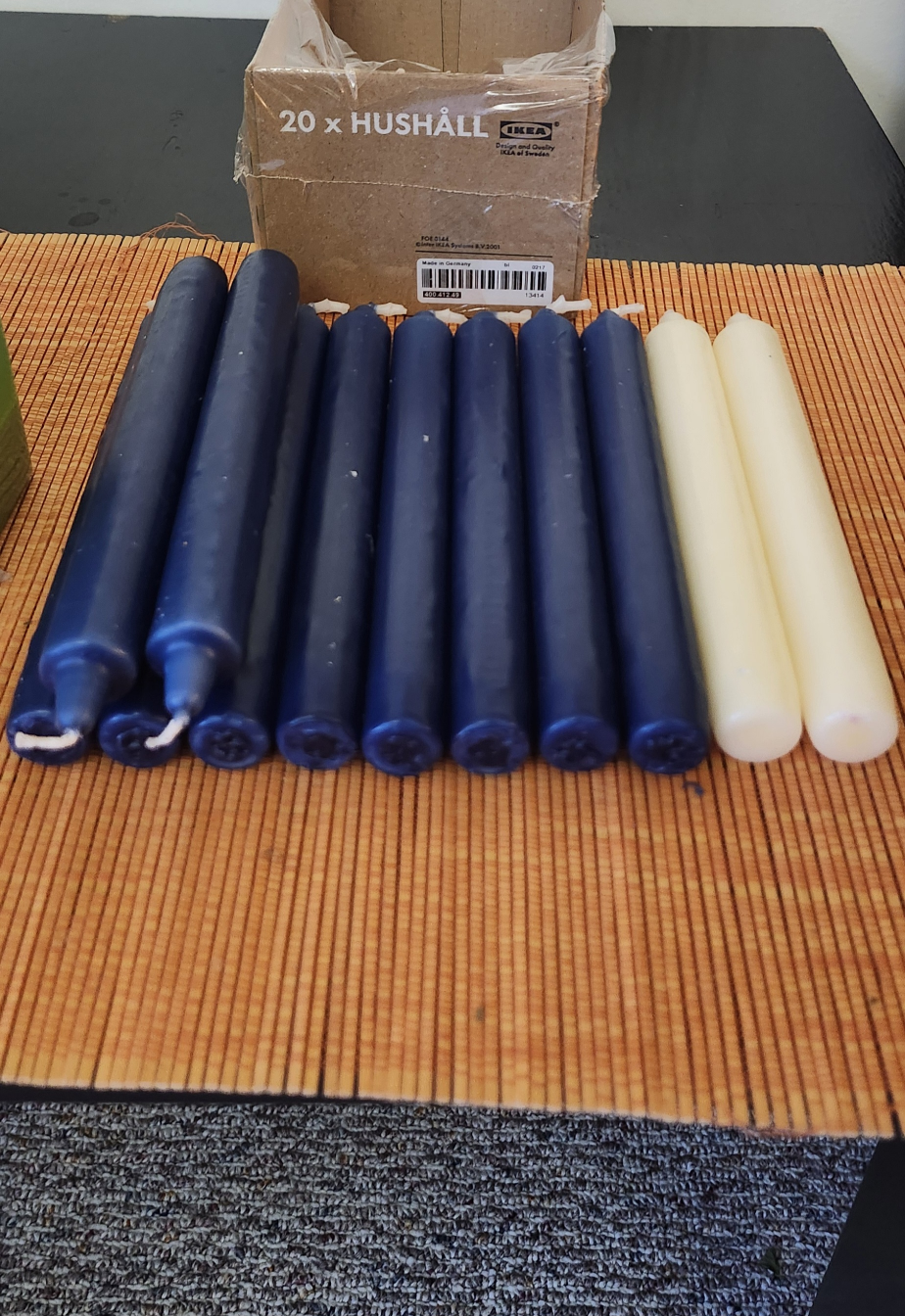 Candle Bulk: IKEA FENOMEN & Everyday Essentials Taper Candles - photo 2